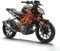 Dekor Radical Racing Honeycomb Licensed by KTM (schwarz/orange) passend für KTM Duke 125 (2017 bis 2020, IS DUKE)