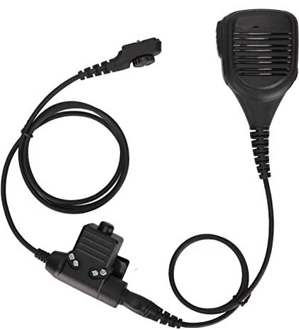 Microfono Altoparlante Portatile Walkie Talkie, con PTT U94 e Microfono da Spalla a Clip da 7,1 Mm per Hytera PD‑780 PD‑785 PD‑788 PD‑780G Accessori Radio Bidirezionali