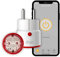 Prise connectée Konyks Priska Max 3 EU- WiFi + BT, Fonctions avancées V3, 16A, Compteur de consommation, Compatible Alexa et Google Home & Tuya -
