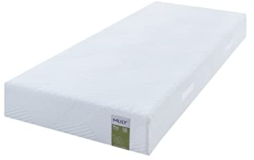 MLILY Matratze PRO 90x200 Kaltschaummatratze 7 Zonen Viscoschaum Matratze Härtegrad H2 & H3, ÖkoTex Rollmatratze 2 in 1 Gelschaum-Matratze 22cm Höhe, 90 x 200 cm