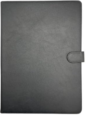 Groov-e Universal Folio Case 9-10” Tablets - Compatible with iPad, Fire, Lenovo, Samsung - Black Faux Leather Case with Integrated Stand for 9-10 Inch Tablets
