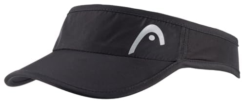HEAD Damen Pro Player Womens Visor, Schwarz, Einheitsgröße EU