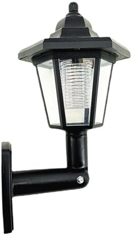 perfk 2Pcs Solar Outdoor Lichter Garten Landschaft Lampe Wasserdichte Solar Leuchte Rasen Licht Dekor für Garage Eingangsbereich Deck