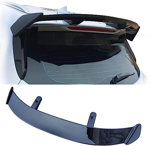 wweichen Auto Heckspoiler Spoiler für V-W Scirocco Sport GTS R Match Club Allstar,Auto Kofferraumspoiler Kratzfeste Dauerhaft Spoiler Splitter Schwanz Flügel Nachrüsten Zubehör,B/Gloss Black