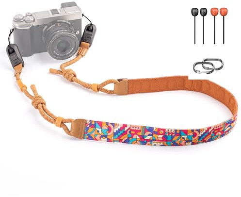 PGYTECH Artistic Style Camera Shoulder Strap Air, courroie à déclenchement rapide pour appareil photo, ajustable 1100~1400mm pour Nikon/Canon/Sony/Fuji Compact Cameras(Modern Art) L
