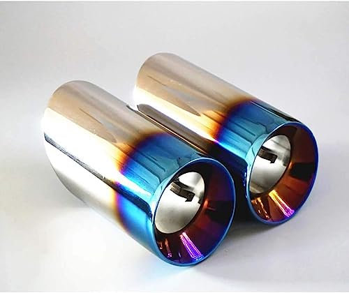DEBAO Endstuck Auspuff für BMW F31 335i 340i F34 GT F32 F33 435i 440i, Auspuffblenden Edelstahl Auto Endstück Endschalldämpfer Spitze Endrohrblende,Blue
