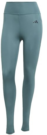 adidas Women's Optime Essentials Stash Pocket Full Length Leggings, preloved Teal, L
