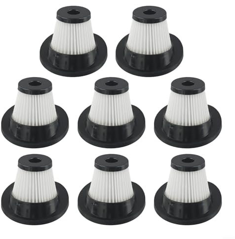SMZhomeone Waschbare Ersatzfilter Waschbare Und Wiederverwendbare Filter Für Kabellose Staubsauger VacLife VL188 VL189 Akku Handstaubsauger Filter(8 Pack)