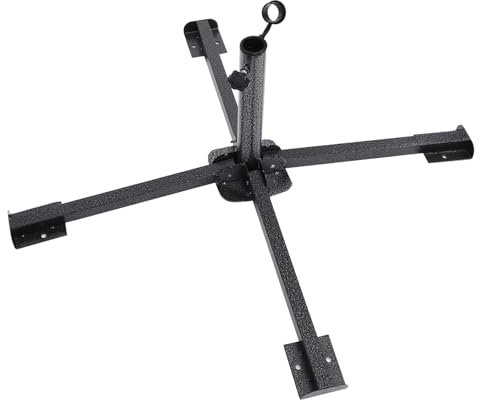 Milisten Support De Parasol De Jardin Support De Parasol Portable Construction en Fer pour La Plage