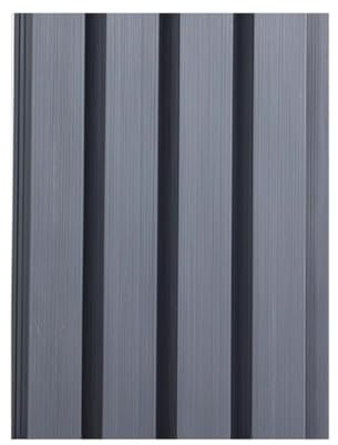 GRRICEPL Panneau De Clôture D'intimité Extérieure, Panneau Mural Décoratif 3D, Clôture Murale À Lattes WPC, Panneau De Clôture Composite en Bois - Plastique, Facile À Installer(21.6x150 cm)