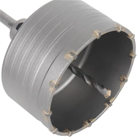 Scie cloche électrique creuse en carbure de tungstène for béton, 110 mm, for tuyaux de climatisation, ciment, pierre