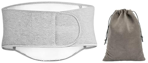 Thermal Lumbar Back Support Belt for Men And Women with 1 Storage Bag, Winter Thicken Fleece-Lined Abdomen Waist Warmer, Abdominal Binder, Kidney Tummy Warmer Adjustable, Belly Wrap, Cold Protection