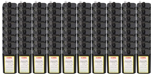 Nissen 4R25 Premium 800 6V Blockbatterie, 7–9Ah, Zink‑Kohle Flachbatterie 4R25/3R12, wartungsfrei & auslaufsicher, 80 Stück – für Warnbaken, Absperr- & Baustellenleuchten