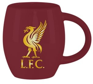 FOCO Offizielles Lizenzprodukt Liverpool FC Metallischer Slogan Fußball-Tee-Kaffeebecher