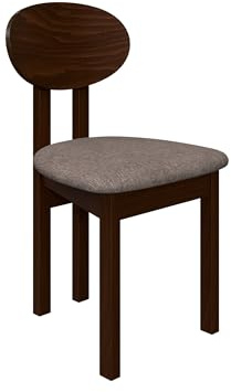 Mirjan24 Esszimmerstuhl Kizeko III, Polsterstuhl, Rahmen aus Buchenholz Gepolsterte Sitzfläche aus Stoff Stuhl für Arbeitszimmer Esszimmer Küchenstuhl (Nuss/Hygge 20)