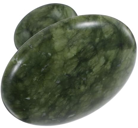 SHINEOFI Gua Sha Mushroom Head Shape Massage Stones, Jade Spa Tool for Relaxing Body and Face Application in Spa Massages