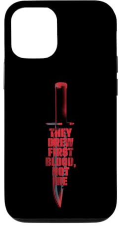 Hülle für iPhone 12/12 Pro John Rambo They Drew First Blood Filmzitat