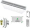 Belrad® Heizkörper Typ 33 | flacher Universalheizkörper mit 6 Anschlüssen | modern, kompakt & energiesparend | Wandmontagefähig | ideal für Wohnzimmer, Bad & Gäste-WC | Flachheizkörper weiß