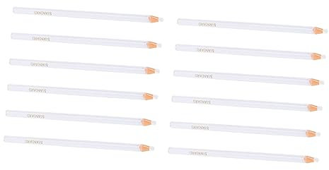 NUOBESTY Peel-Off Marker Pen Multi-Purpose Sewing Crafting and Tailoring Tool for Paper and More No Sharpening Needed Convenient White