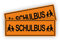 2 Stück XXL Schulbusschild Magnet Schulbus 45 x 15 cm Warntafel Schülertransport Schulbustafel Magnetschild Schild Personentransport Warnschild Hinweiszeichen mit UV-Schutz von STROBO