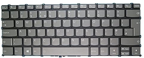 RTDPART Laptop Keyboard For Lenovo Ideapad Flex 5-14ITL05 United Kingdom UK With Backlit Gray New