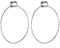 KnBoB 10MM Ohr Tunnel, 2 Stück Edelstahl Silber mit Groß Creolen Anhänger Flesh Tunnel für Damen Ohr Plug