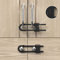 Child Proof Sliding Cabinet Door Code Locks Baby Safety Cupboard Locks Adjustable U Shaped Cabinet Latches for Knob Handle Drawers Closet (4PCS, Black)