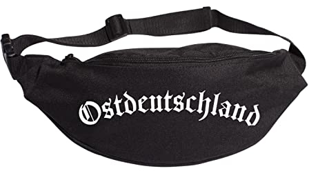 Ostdeutschland Bauchtasche Schwarz