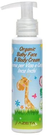 Bio Baby Creme sensitiv | Für Gesicht und Körper | Basispflege | Kontrollierte Bio Qualität | ergiebig, pflegt und versorgt zarte Baby Haut mit wertvollen Inhaltsstoffen -100ml
