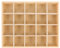Luxshiny Holzsocke Unterwäsche Schubladen-Organizer Trennwand 20 Zellen Schrank Schrank-Organizer Aufbewahrungsboxen Für Kleidung Socken Krawatten Gürtel