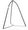 DREAMADE Support de Chaise Suspendue à Trépied,Cadre Métallique Robuste de Hamac avec Chaîne de Suspension,Support de Balançoire Intérieur/Extérieur Charge 200 KG