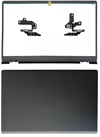 Jingelmall LCD Back Cover Top Lid Top Case Front Bezel with Hinge Replacement for Dell Inspiron 15 3510 3511 3515 3520 3521 3525 Series P/N 0WPN8 00WPN8 9WC73 09WC73 AP3LE000901