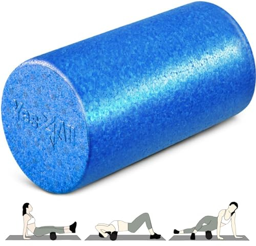 Yes4All Foam Roller - Rouleau en Mousse EPP Ultra Léger à Haute Densité 30/45/60/90 CM De Long Pour Dos, Les Jambes, Gymnastique, Pilates, Fitness, Yoga