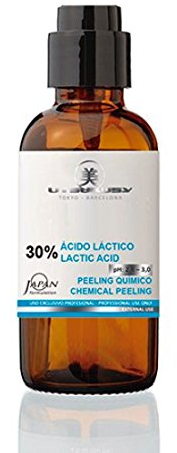 Professionelles Fruchtsäurepeeling mit 30% Milchsäure (AHA)- Chemisches Peeling - ideal vor Microneedling bei Dehnungsstreifen, trockener u. sensibler Haut