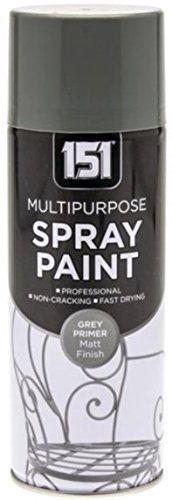 151 Grey Primer Multi-Purpose Aerosol Spray Paint 400ml (1 Pack)