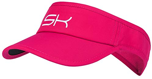 Sportkind Tennis, Running, Golf Sonnen Visor, pink
