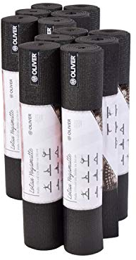 12er Pack OLIVER Yogamatte Lotau anthrazit Matte Fitnessmatte Yoga 173x61cm