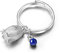 ✦ Geschenke für Frauen ✦Springlight S925 Sterling Silber Damen Ringe Bluebell Blume Offener Rings Handgemachte Ring Personalisierte Geschenke für Frauen, Geschenk für Sie.(Sliber)