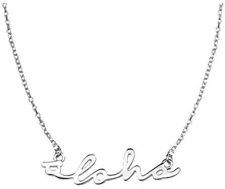 Sofia Milani - Damen Halskette 925 Silber - Aloha Hawaii Anhänger - 50272