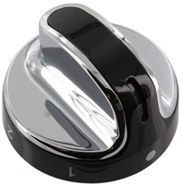 Genuine Stoves, Belling, New World Knob FS Elec H/p/ Blk/Chr
