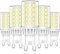 Eco.Luma G9 LED Lampen, 6W 550LM Kaltesweiß 6000K Leuchtmittel Glühbirnen, Ersatz für 50W 60W Halogenlampen, Kein Flackern 360°Abstrahlwinkel LED G9 Mais Birne, Nicht Dimmbar AC 220-240V, 5er Pack
