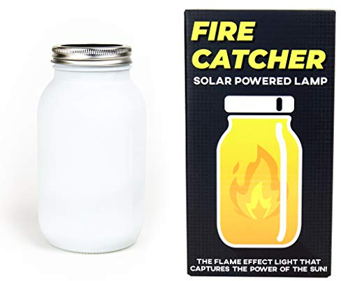 GR Gift Republic Feuer im Glas Feuerfanglampe, Mehrfarbig, 20 x 11 x 11 cm