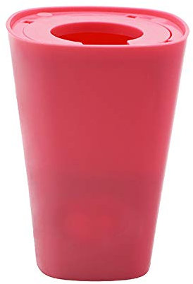 Sky Planter Recycled Medium Upside Down Sky Pflanztopf Keramik Wand Pflanzgefäße Dekorative Pflanzentöpfe Vase für den Innen- und Außenbereich für Balkon Garten Wohnkultur (Rot)