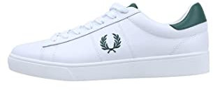 Fred Perry Men's Spencer Leather Sneakers White in Size 41