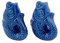 Gift Company Salière et poivrière Monsieur Carafon 2 pièces, Azur, 9 cm