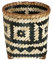 Alipis Wicker Planter Cover Woven Waste Basket, Round Trash Can Rattan Garbage Bin Wicker Laundry Basket Decorative Sundries Storage Container Bedroom Bathroom Organizer Basket Rattan Garbage Bin