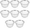 DOITOOL 8pcs Teapot Mesh Strainer Replacement, Stainless Steel Tea Pot Mesh Strainers, Insert Tea Infuser, Loose Leaf Tea Strainers for Coffee Tea Maker (7.6X5cm)