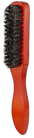 FSSTUD Bartbürsten aus Holz, natürliche Wildschweinborsten, weicher Schnurrbart, Rasierpinsel, Gesichtshaarpflege, Haarbürste, Haarstyling, Glättungsbürste für Männer
