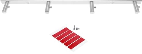 foto-kontor 4 supporti compatibili con KitchenAid per impastatrice piatta Gancio per impasto Frusta Elemento di mescolamento Salvaspazio Cucina in alluminio