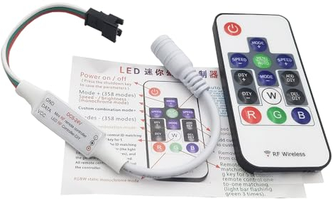 14 Schlüssel 3Pin WS2811 / WS2812B DC5V/12V Wireless RF LED RGB Controller digitalen Farbe LED-Lichtmodul Streifen
